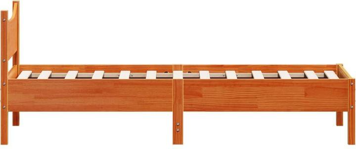Actual product image vidaXL Pine bed (100 x 200 cm)