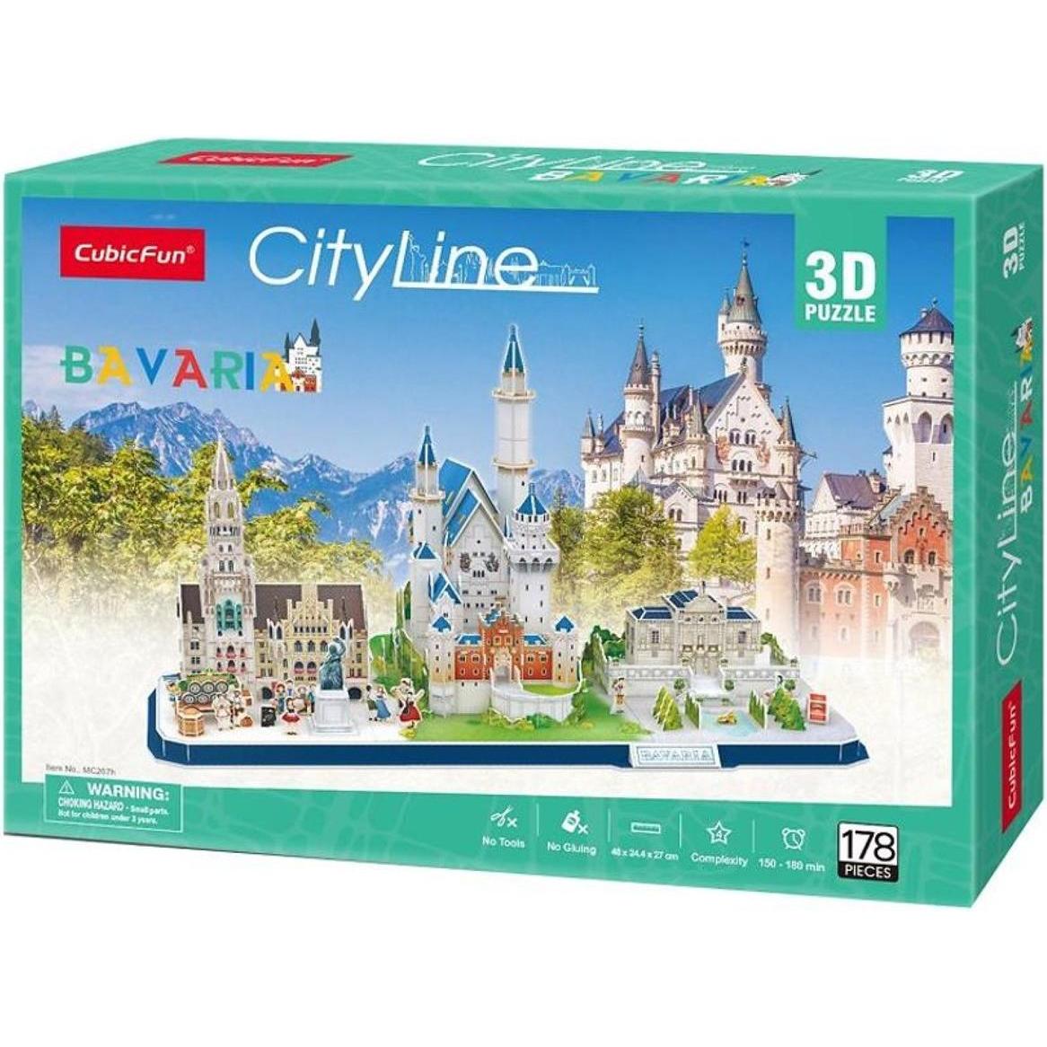 Cubicfun CUBIC FUN Bayern (178 Teile)