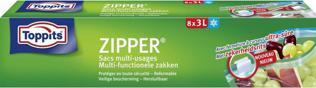 Toppits Zipper Multifunktionsbeutel 3 Liter