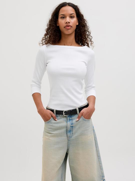 Actual product image JJXX Jxfifi Str 3/4 Boatneck Top Jrs Noos (XS)