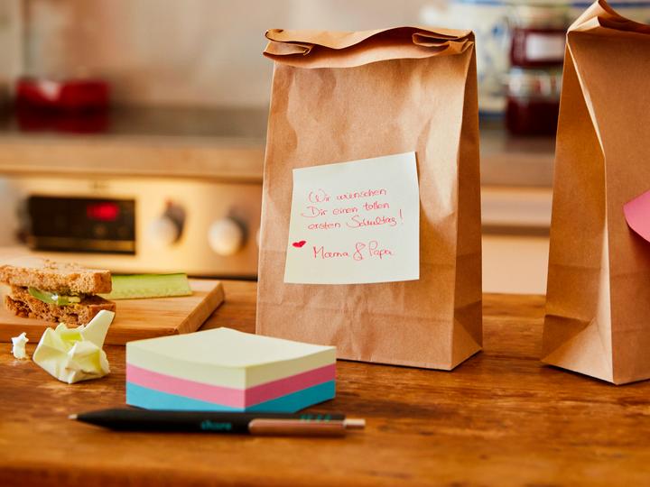 Actual product image Share Sticky note pad Y-08-08-02 400pcs. coloured (75 x 75 mm)