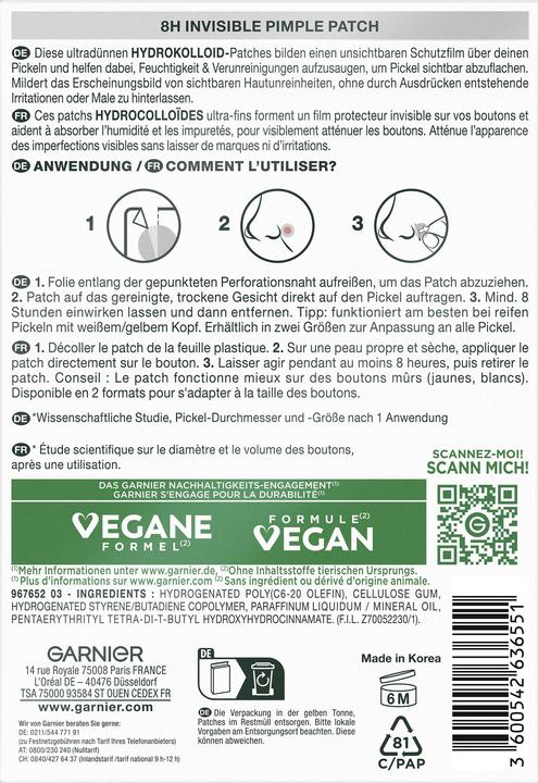 Produktbild Garnier Pimple Patches (22 ml)