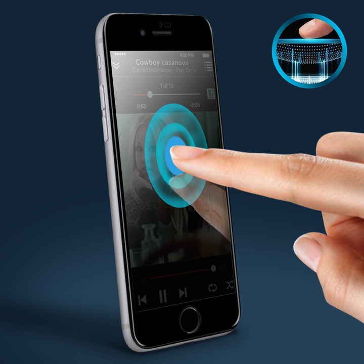 Produktbild Avizar Displayschutzfolie, Privacy Blickschutzfolie (1 Stück, Apple iPhone SE (3rd Gen))