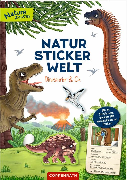 Produktbild Natur-Stickerwelt: Dinosaurier und Co. (5er-VE)