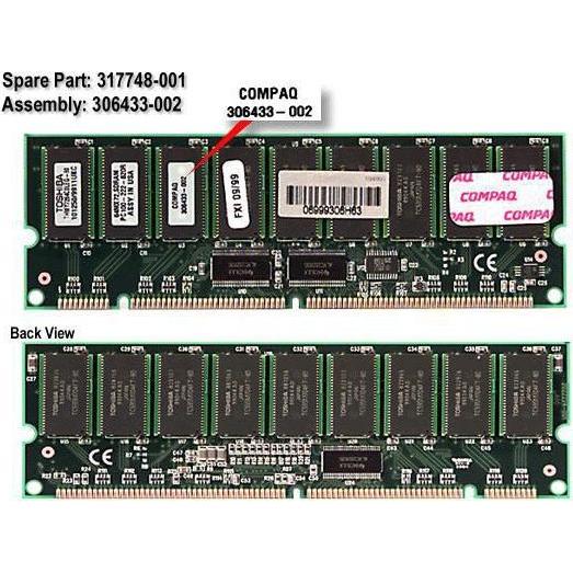 HPE MEM MODULE 512MB 100SDRAM (1 x 512MB, 100 MHz, DDR4-RAM), RAM