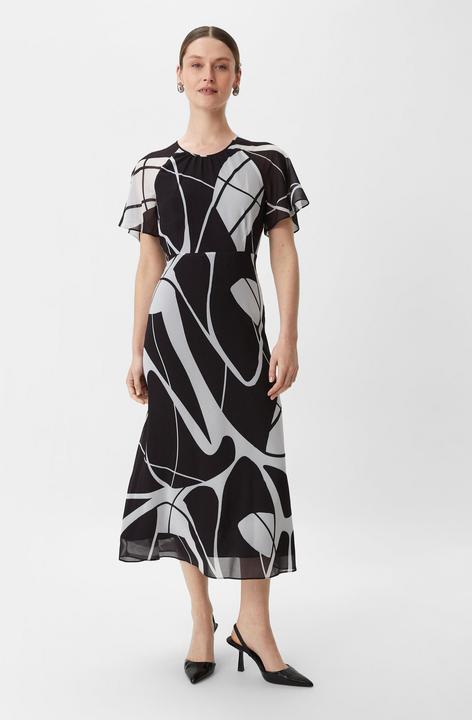 Actual product image Comma Kleid Maxi-Kleid aus Chiffon (36)