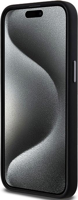 Produktbild DKNY DKHCP15XSMCBSK iPhone 15 Pro Max 6.7" czarny/black hardcase Liquid Silicone Metal Logo (Apple iPhone 15 Pro Max)