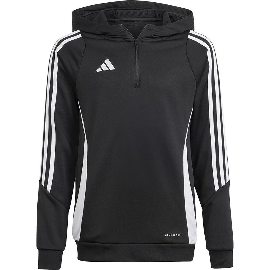 adidas, Jungen, Pullover, TIRO24 TRHOOD Y, Schwarz, (128)