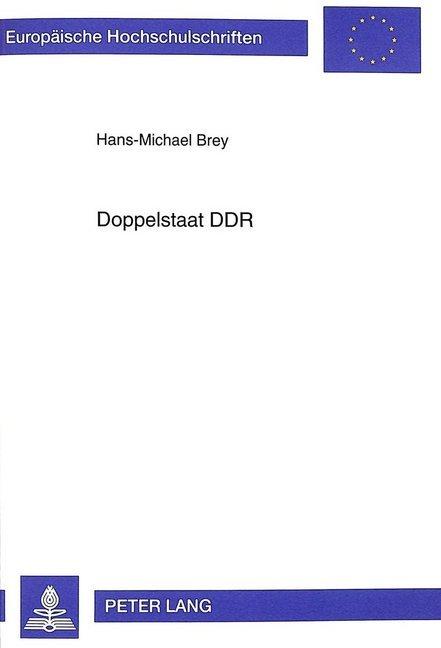 Energie-Label Doppelstaat DDR (Deutsch, Hans-Michael Brey, 1999)