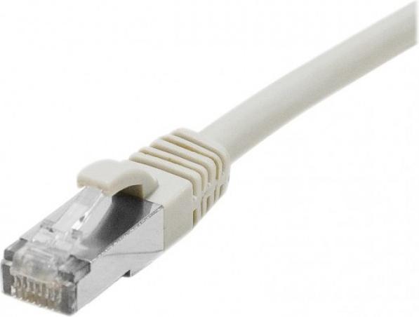 Produktbild Exertis Connect Patchkabel CAT. 6A, F/UTP, PoE, LSZH, grau, 3.0 m Geschirmtes Patchkabel mit Rastnasenschutz (F/UTP, CAT6a, 3 m)