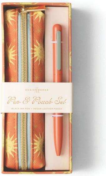 Produktbild Designworks Pen & Pouch Set - Terracotta Sun