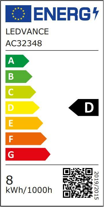 Energie-Label Osram Led Retrofit Classic A (E27, 7.50 W, 1055 lm, 2 x, D)