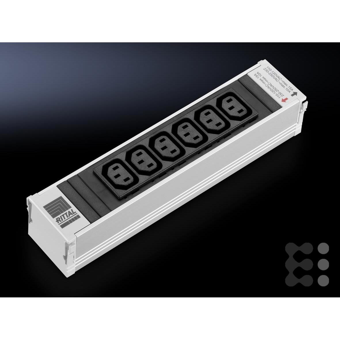 Thumbnail - Rittal PSM Plus socket modules 6 x IEC 320 socket C13, USV Zubehör