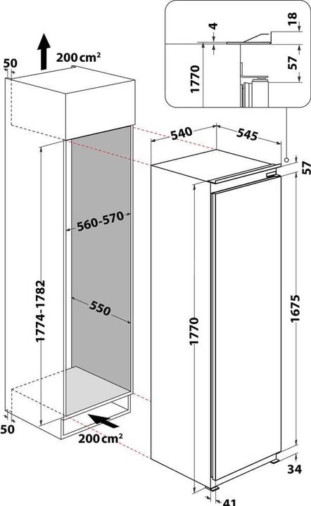 Actual product image Whirlpool ARG 18082 (314 l)