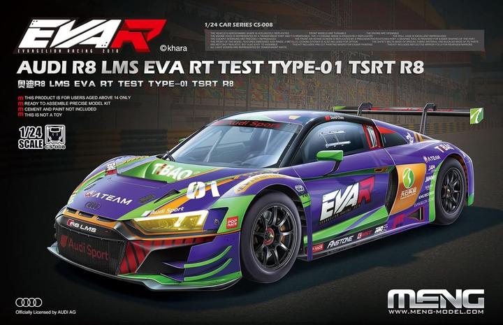Immagine prodotto Meng-Model Audi R8 LMS EVA RT TEST TYPE-01 TSRT R8