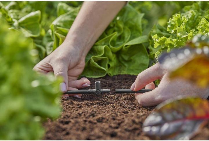 Produktbild Gardena Micro-Drip-System T-Stück (Tropfbewässerung Verbinder + Abzweiger)