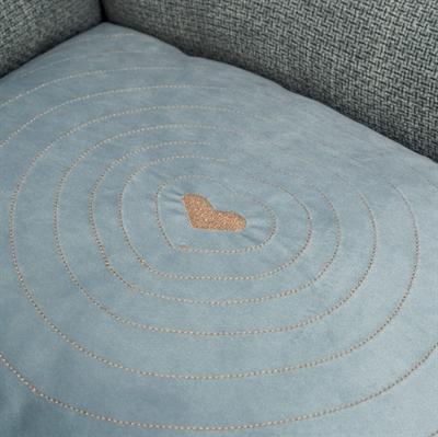 Immagine prodotto Trixie Cuccia per cani Viviana, 80 cm x 60 cm, blu-grigio (Cane)