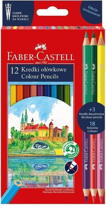 Immagine prodotto Teka Wawel Buntstifte 12 Farben + 3 (Multicolore, 12 x)