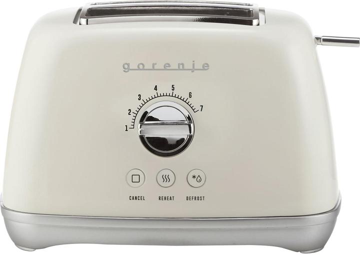 Actual product image Gorenje Toaster Retro Collection - Champagne