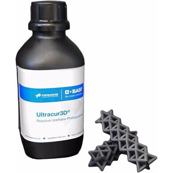 Basf Ultracur3D ST 45 Schwarz 1.000 g (Schwarz, 1000 g), Resin, Schwarz
