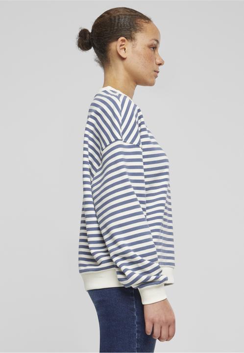 Produktbild Urban Classics Ladies Oversized Striped Crewneck - 137871 (M)