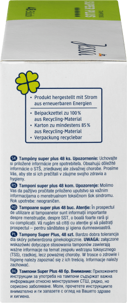 Actual product image dm Jessa Tampons Super Plus (48 x)