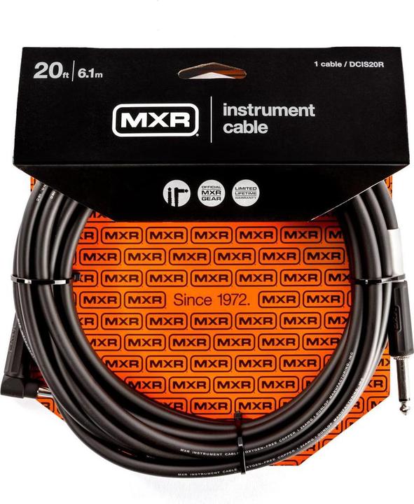 Immagine prodotto Mxr Cavo standard per strumenti ad angolo retto da 6 m, nero (6 m)