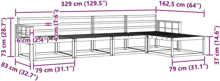 Produktbild vidaXL Gartenmöbel