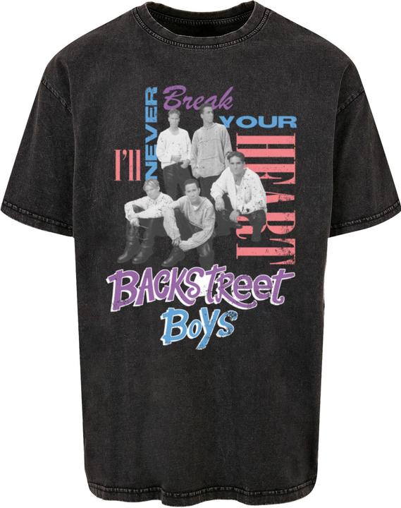 Produktbild Merchcode Backstreet Boys - INBYH Acid Washed Oversize Tee - 113777 (M)