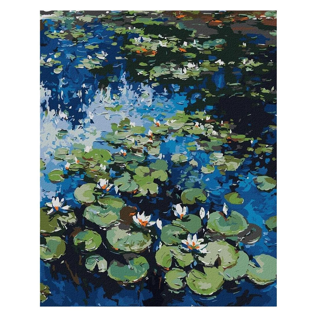 Nenurodyta Schilderen Op Nummer - Waterlelies 40x50