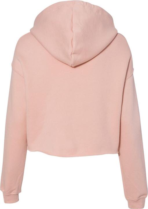 Actual product image Bella Canvas Fleece hooded jumper in crop length (L)