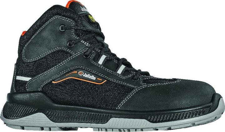 Actual product image Jallatte Safety boot Jaljab SAS size 41 black/orange S3 SRC ESD EN ISO 20345 Pull-Up leather/nylon (S3, 41)