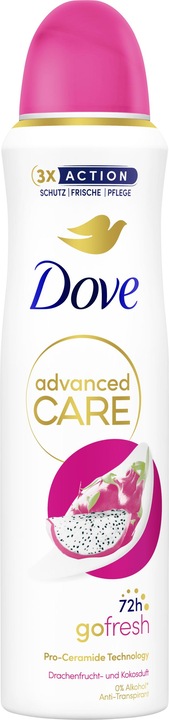 Produktbild Dove Deo Spray Advanced Care Dragonfruit 150 ml (Spray, 150 ml)
