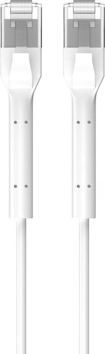 Produktbild Extralink Cat.6 U/FTP Patch Cord 0.5m 1Gbps White, Copper Network Cable, Flexible End (U/FTP, CAT6, 0.50 m)