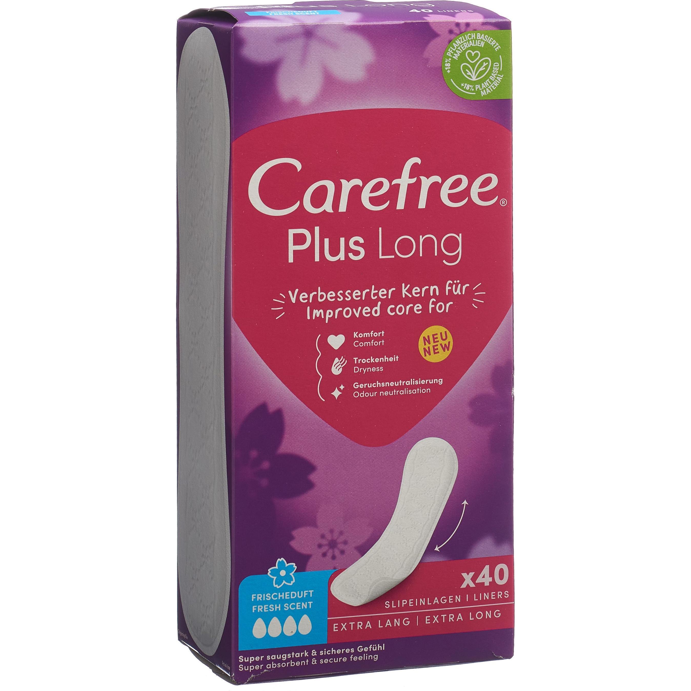 Carefree, Binden, Plus (40 x, Slipeinlagen)