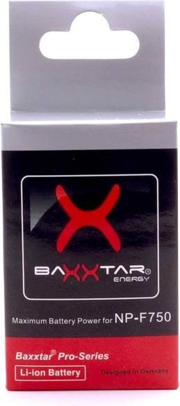 Actual product image Baxxtar Rechargeable battery NP-F750 (Rechargeable battery)
