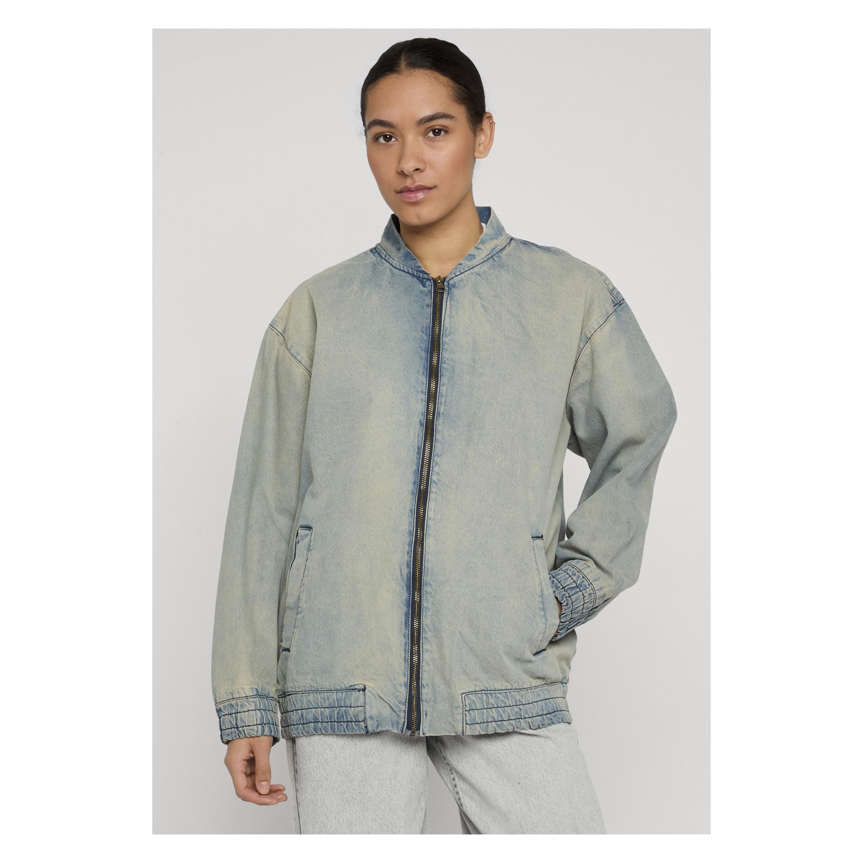 Urban Classics, Damen, Leichte Jacken, Ladies Oversized Skater Jacket - 191489, Blau, (Xl)
