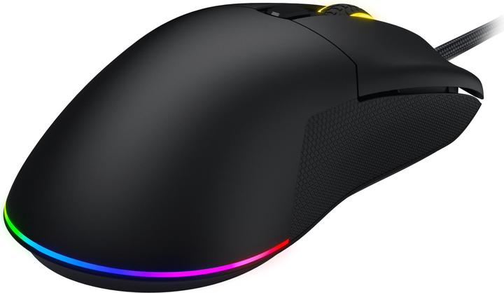 Actual product image Hator Pulsar 3, black - Optical Yellow 100M Switches PixArt PMW 3311(HTM610) (Cable)