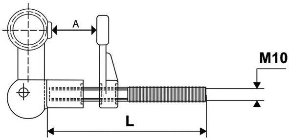 Actual product image Torbel Venetian blind retainer, adjustable