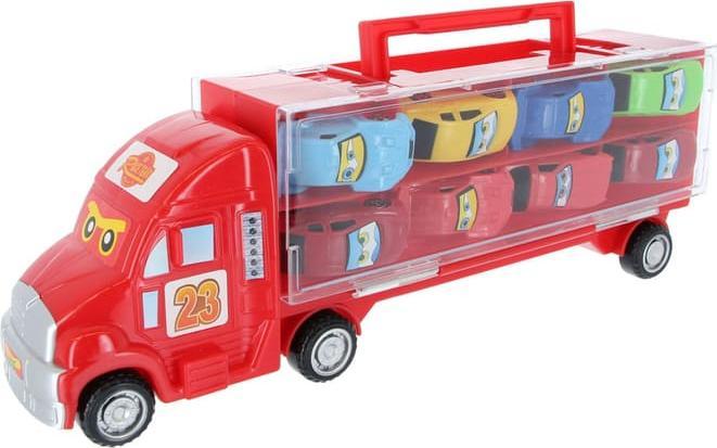 Besttoy Autotransporter inklusive 10 Fahrzeugen