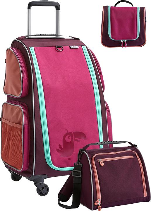 Immagine prodotto Haba Kinderkoffer Rolltrolley mit Trolleytasche und Kulturbeutel