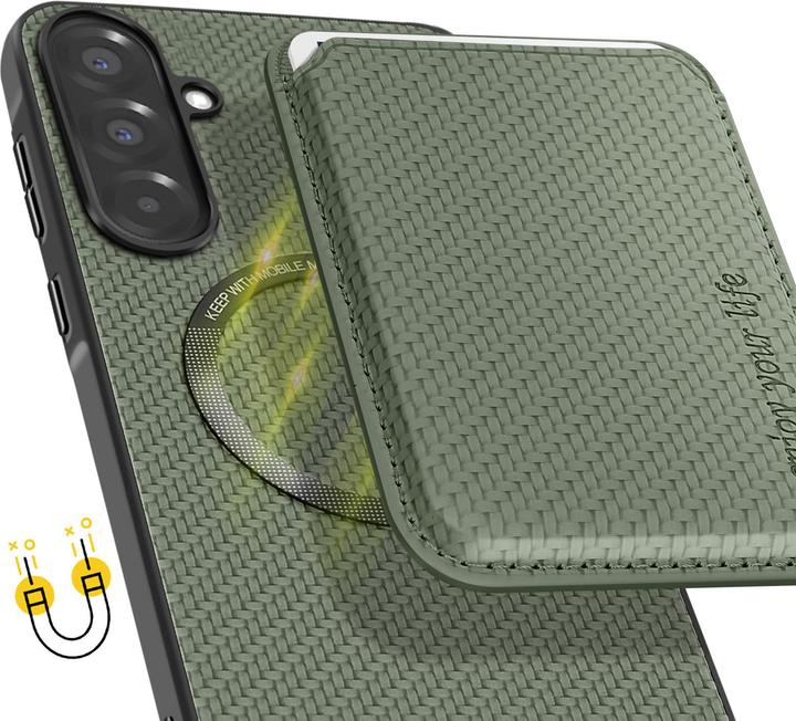 Produktbild Avizar Hülle für Samsung Galaxy A56 Kartenfach Abnehmbar (Samsung Galaxy A56)