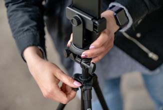 Actual product image CamRock tripod TA10 black tripod - mobile set (Metal, Plastic)