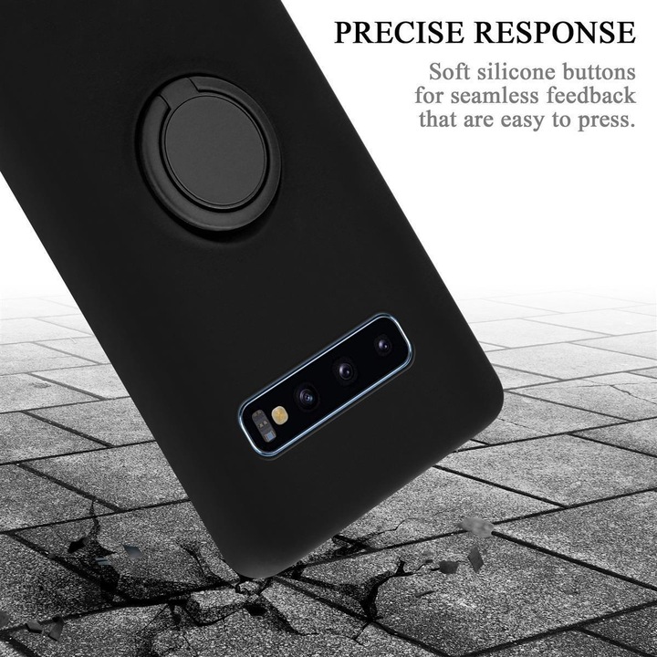 Actual product image Cadorabo TPU Liquid Ring Silicone Case Cover (Samsung Galaxy S10+)