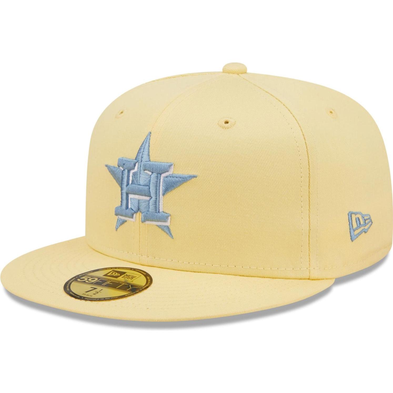 New Era, Herren, Cap, 59Fifty Cap - COOPERSTOWN Houston Astros - 8, Gelb, (8)