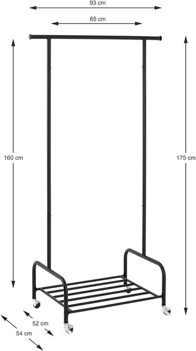 Immagine prodotto HAKU Möbel Rollgarderobe