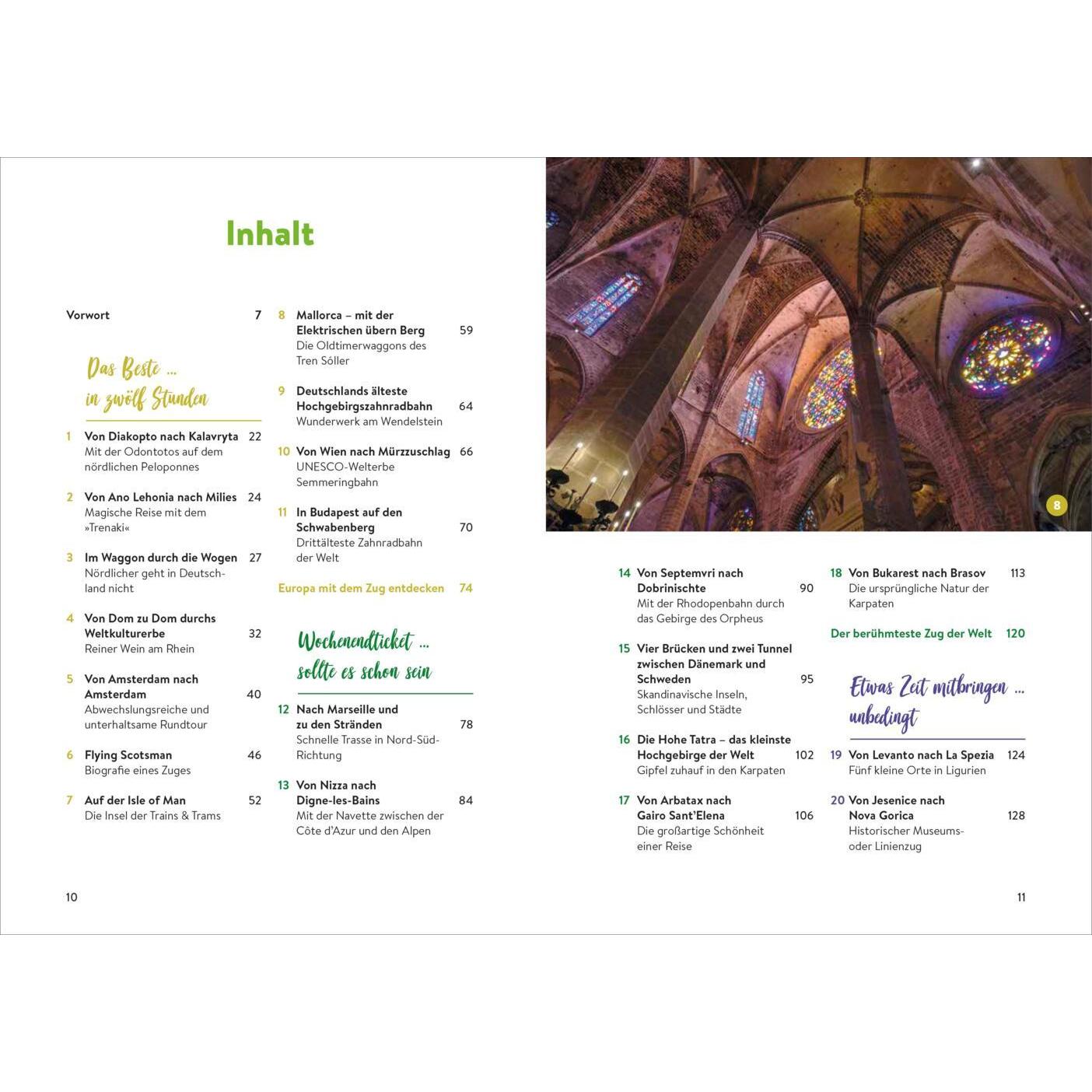 Thumbnail - Europa mit dem Zug entdecken, Ratgeber von Regine Heue, Klaus Viedebantt