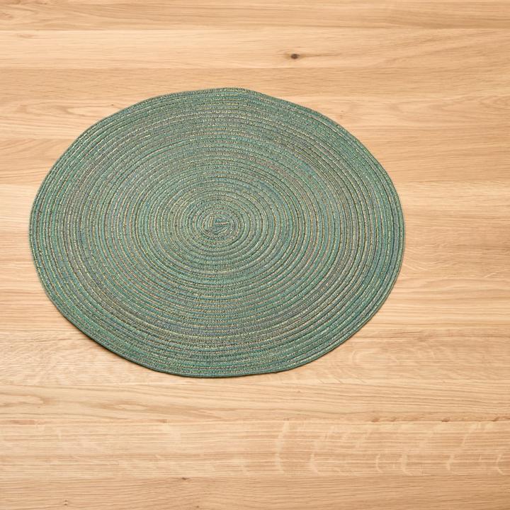 Image du produit Pichler Set de table rond Samba vert sauge brillant