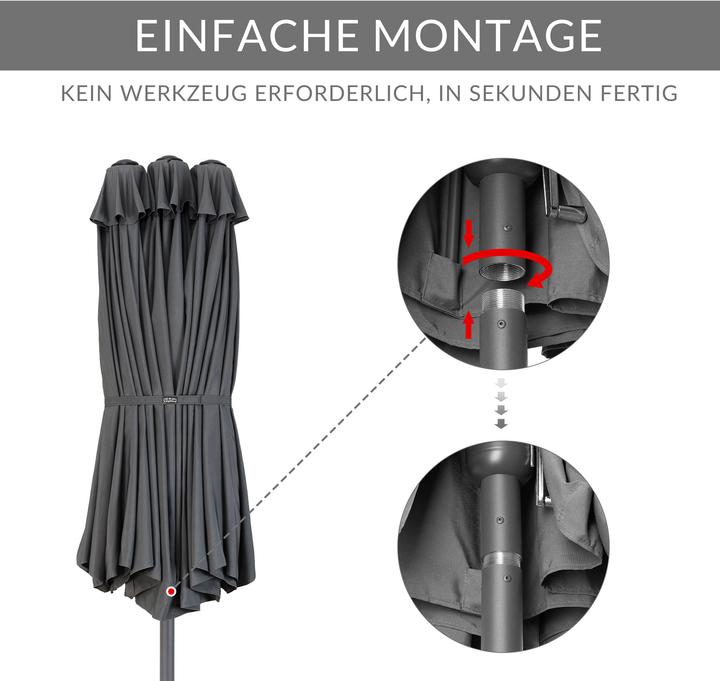 Produktbild Kingsleeve Sonnenschirm XXL (2.70 m)