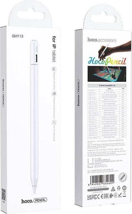 Image du produit Hoco Other active capacitive pen 130 mAh GM113 white